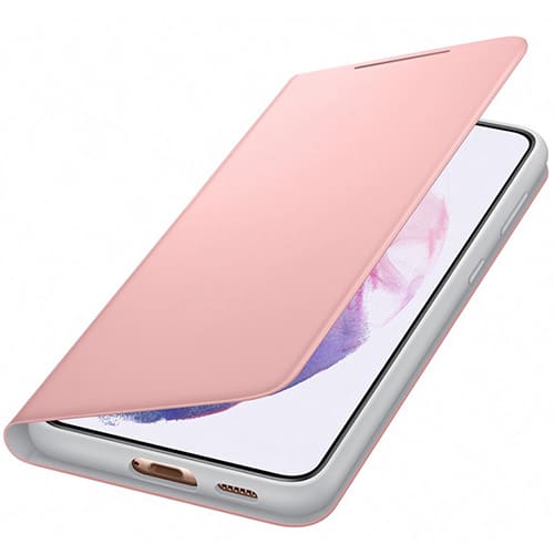 Чехол для Galaxy S21+ книга Samsung Smart LED View Cover розовый