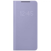 Чехол для Galaxy S21+ книга Samsung Smart LED View Cover фиолетовый - фото