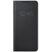 Чехол для Galaxy S21+ книга Samsung Smart LED View Cover черный - фото
