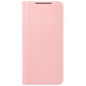 Чехол для Galaxy S21 книга Samsung Smart LED View Cover розовый  - фото
