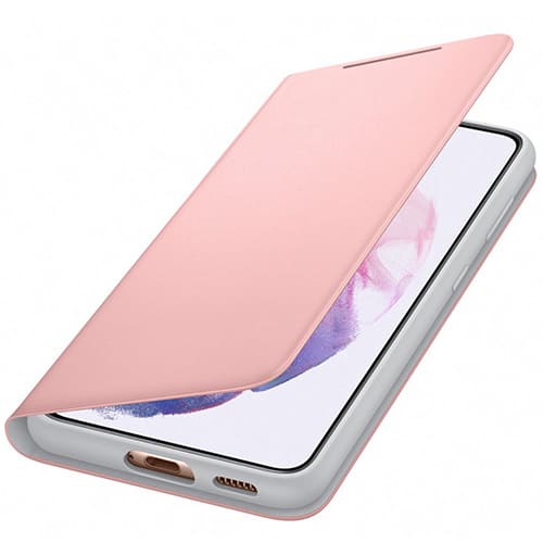 Чехол для Galaxy S21 книга Samsung Smart LED View Cover розовый 