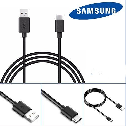 USB кабель Samsung Type-C для зарядки и синхронизации для Samsung Galaxy 1м черный 