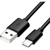 USB кабель Samsung Type-C для зарядки и синхронизации для Samsung Galaxy 1м черный  - фото