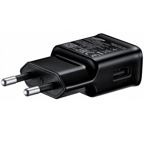 Зарядное устройство для быстрой зарядки Samsung для Galaxy ток 2A (EP-TA20EBECGRU) + кабель Type-C черное - фото2