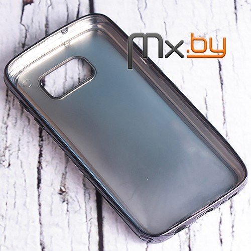 Чехол для Samsung Galaxy S7 edge силиконовый накладка Gold Grains стальной