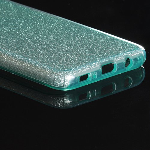 Чехол для Samsung Galaxy S8+ накладка (бампер) гибридный Crystal Shine зеленый