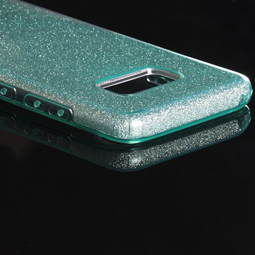 Чехол для Samsung Galaxy S8+ накладка (бампер) гибридный Crystal Shine зеленый