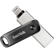 USB Флеш 128GB SanDisk iXpand Go (USB3.0, Lightning)  - фото