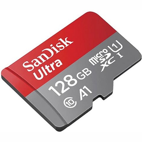Карта памяти SanDisk Ultra microSD 128GB (120МБ/с, C10, UHS1, A1)