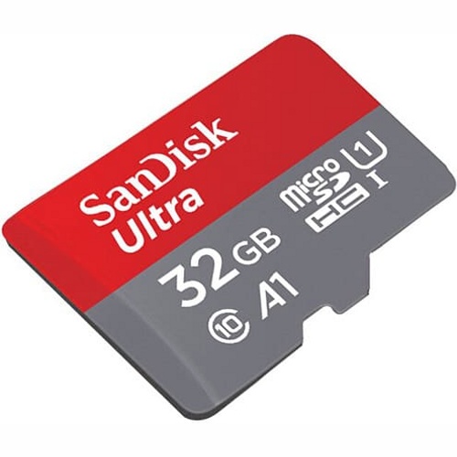 Карта памяти SanDisk Ultra microSD 32ГБ (120МБ/с, C10, UHS1, A1) 