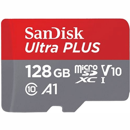 Карта памяти SanDisk Plus Ultra USD microSD Class 10  UHS1 128GB скорость 100 MB/s 