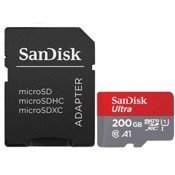 Карта памяти SanDisk MicroSDXC 200GB A1 UHS-I 90MB/s 200GB + SD адаптер - фото
