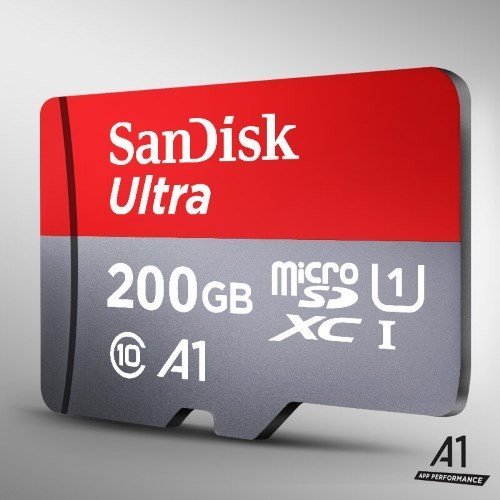 Карта памяти SanDisk MicroSDXC 200GB A1 UHS-I 90MB/s 200GB + SD адаптер
