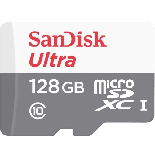 Карта памяти SanDisk Ultra microSDHC 128GB (SDSQUNS-128G-GN6TA) + SD адаптер 