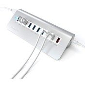 USB-хаб Satechi 10-Port USB 3.0 Premium Aluminum Hub (Серебристый) - фото