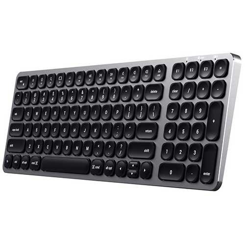Беспроводная клавиатура Satechi Compact Backlit Bluetooth Keyboard (Grey) ST-AMBKM-RU