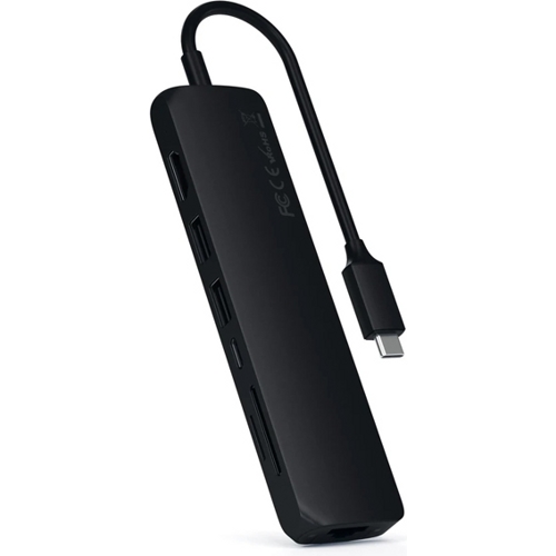 USB-хаб Satechi USB-C Slim Multi-Port Adapter (ST-UCSMA3K) Черный