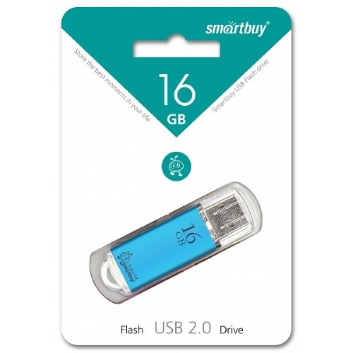 USB Флеш 16GB Smartbuy V-Cut (синий)