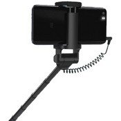Монопод (селфи палка) с проводом Xiaomi Selfie Stick Drive-By-Wire (Черный) - фото