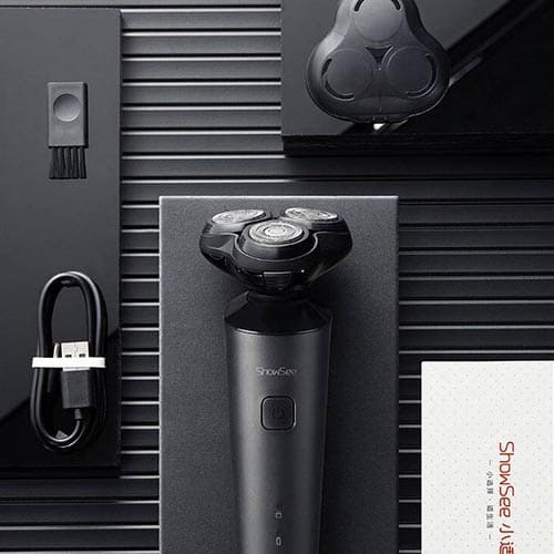 Электробритва Xiaomi ShowSee Little Black Panther Sandstone F303 (Черный) - фото4