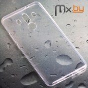 Чехол для Huawei Mate 10 Pro накладка (бампер) силиконовый ультратонкий прозрачный  - фото