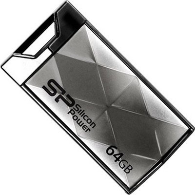 USB Флеш 64GB Silicon Power Touch 850 2.0  titanium