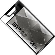 USB Флеш 64GB Silicon Power Touch 850 2.0  titanium - фото
