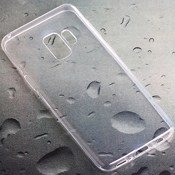 Чехол для Samsung Galaxy S9 накладка (бампер) ультратонкий силиконовый прозрачный - фото