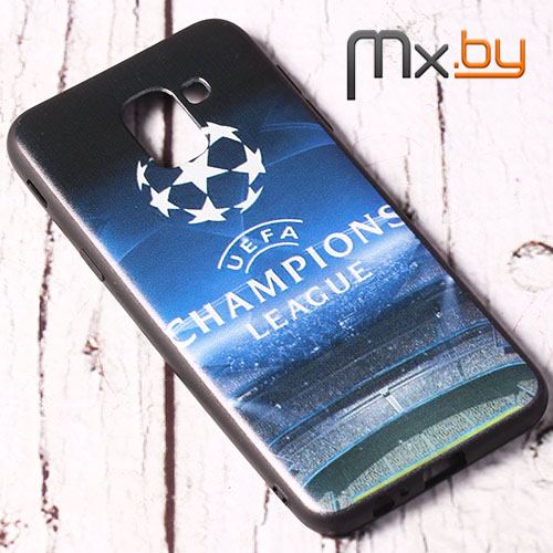 Чехол для Samsung Galaxy J6 2018 накладка (бампер) силиконовый UEFA Champions League