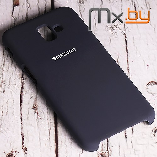 Чехол для Samsung Galaxy J6+ 2018 накладка (бампер) Silicone Case темно-синий