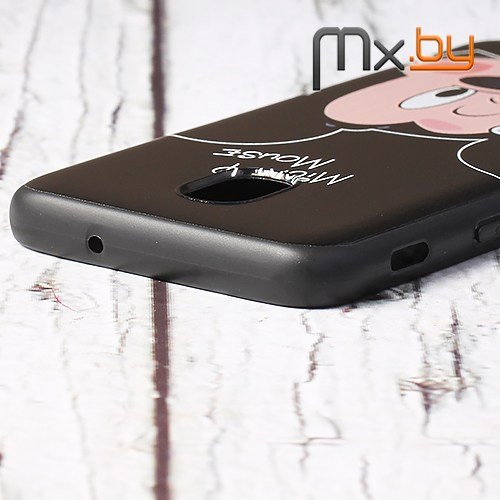 Чехол для Samsung Galaxy J3 2018 накладка (бампер) силиконовый Mickey Mouse 