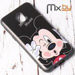 Чехол для Samsung Galaxy J3 2018 накладка (бампер) силиконовый Mickey Mouse - фото