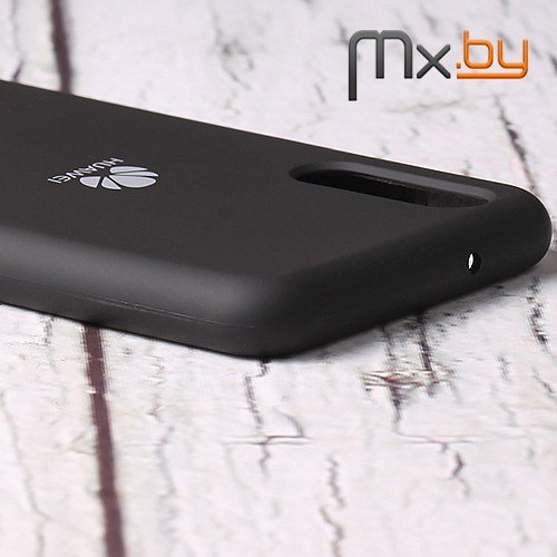 Чехол для Huawei P20 накладка (бампер) Silicone Cover черный