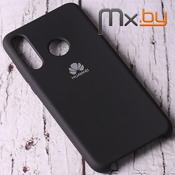 Чехол для Huawei P30 Lite накладка (бампер) Silicone Cover черный - фото