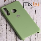 Чехол для Huawei P30 Lite накладка (бампер) Silicone Cover зеленый - фото