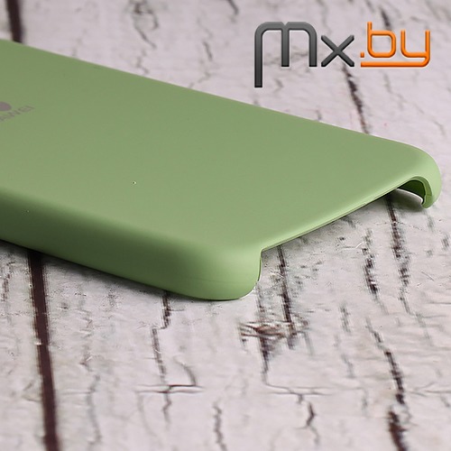 Чехол для Huawei P30 Lite накладка (бампер) Silicone Cover зеленый