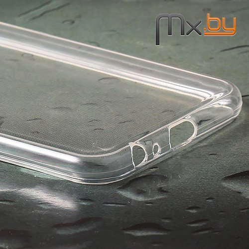 Чехол для Samsung Galaxy J4+ (2018) накладка (бампер) силиконовый прозрачный