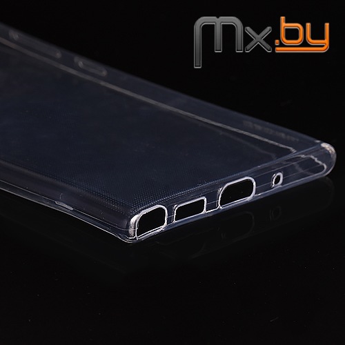 Чехол для Samsung Galaxy Note 10+ накладка (бампер) силиконовый прозрачный 
