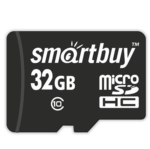 Карта памяти SmartBuy MicroSDHC 32Gb Class 10 (SB32GBSDCL10-00LE) 