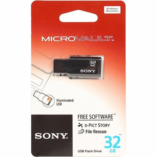 USB Флеш 32GB Sony Micro Vault TINY 32GB Black (USM32M1B) USB 2.0