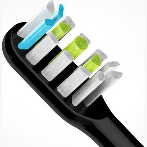 Сменные насадки для зубной щетки Soocas X3 Clean (Черный) 2 шт. - фото3
