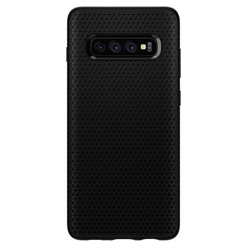 Чехол для Samsung Galaxy S10 накладка (бампер) Spigen Liquid Air матово-черный