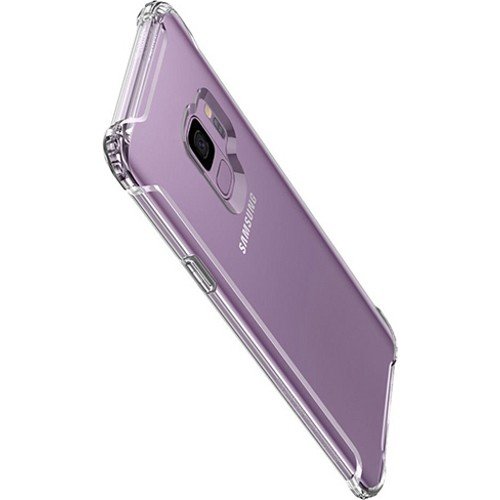 Чехол для Samsung Galaxy S9 накладка (бампер) Spigen Rugged Crystal кристально-прозрачный (592CS22835)