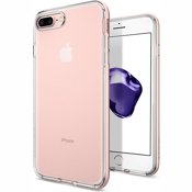 Чехол для iPhone 8 Plus и 7 Plus накладка (бампер) Spigen Neo Hybrid Crystal розовое золото (043CS20542) - фото