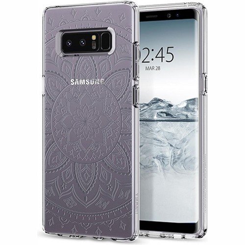 Чехол для Samsung Galaxy Note 8 накладка (бампер) Spigen Liquid Crystal Shine кристально-прозрачный ( 587CS22057)