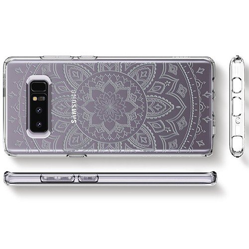 Чехол для Samsung Galaxy Note 8 накладка (бампер) Spigen Liquid Crystal Shine кристально-прозрачный ( 587CS22057)