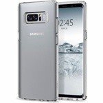 Чехол для Samsung Galaxy Note 8 накладка (бампер) Spigen Liquid кристальной-прозрачный (587CS22056) - фото