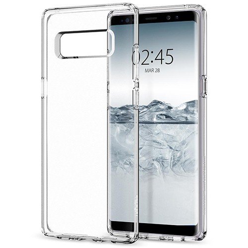 Чехол для Samsung Galaxy Note 8 накладка (бампер) Spigen Liquid кристальной-прозрачный (587CS22056)