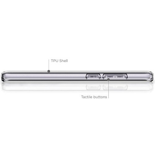 Чехол для Samsung Galaxy Note 8 накладка (бампер) Spigen Liquid кристальной-прозрачный (587CS22056)
