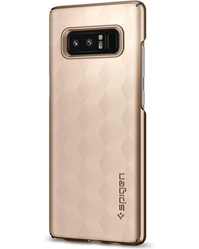 Чехол для Samsung Galaxy Note 8 накладка (бампер) Spigen Thin Fit шампань (587CS22053)